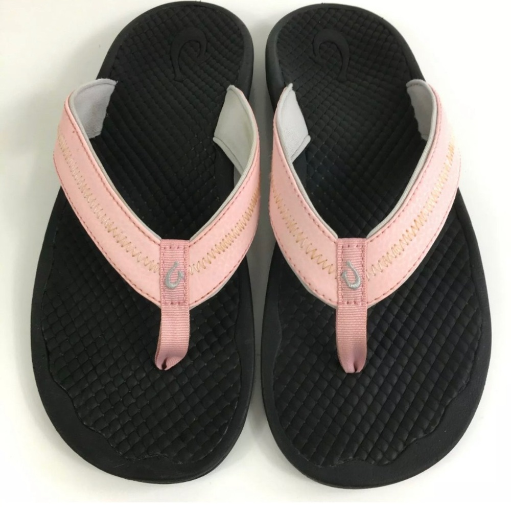 Women’s Olukai Lomi Pink Flip Flip Sandals Size 10